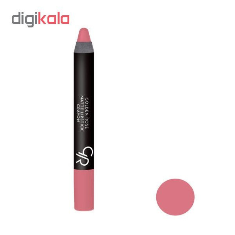 رژلب مدادی گلدن رز مدل Crayon شماره 12