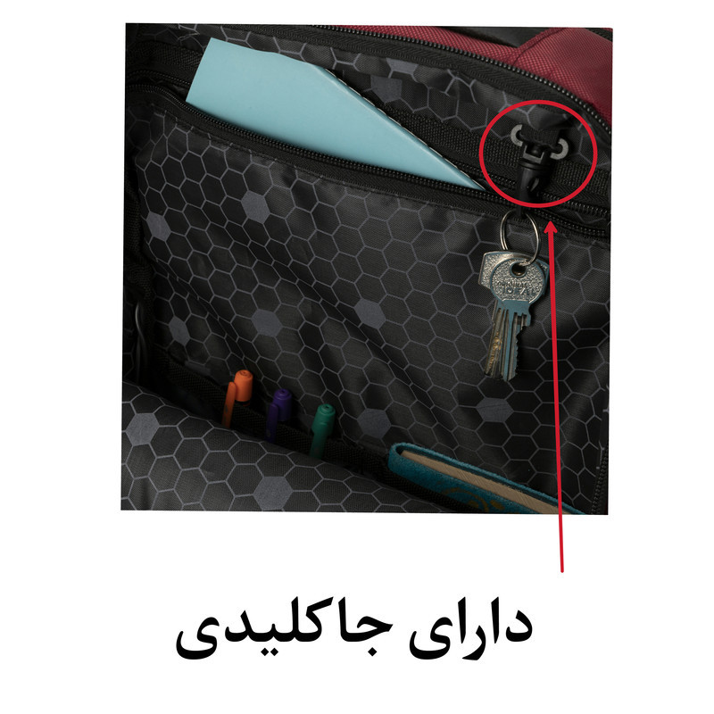 کوله پشتی لپ تاپ تنسر مدل راکی کد 119 مناسب برای لپ تاپ 15.6 اینچی