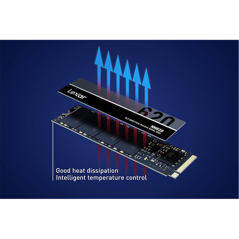 اس اس دی اینترنال PCIe Gen3 x4 لکسار مدل NM620 M.2 2280 ظرفیت 2 ترابایت
