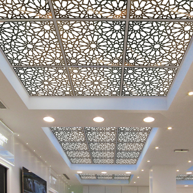 تایل سقفی آسمان مجازی بنی دکو مدل مدل MC04 اندازه 60x60 سانتی متر
