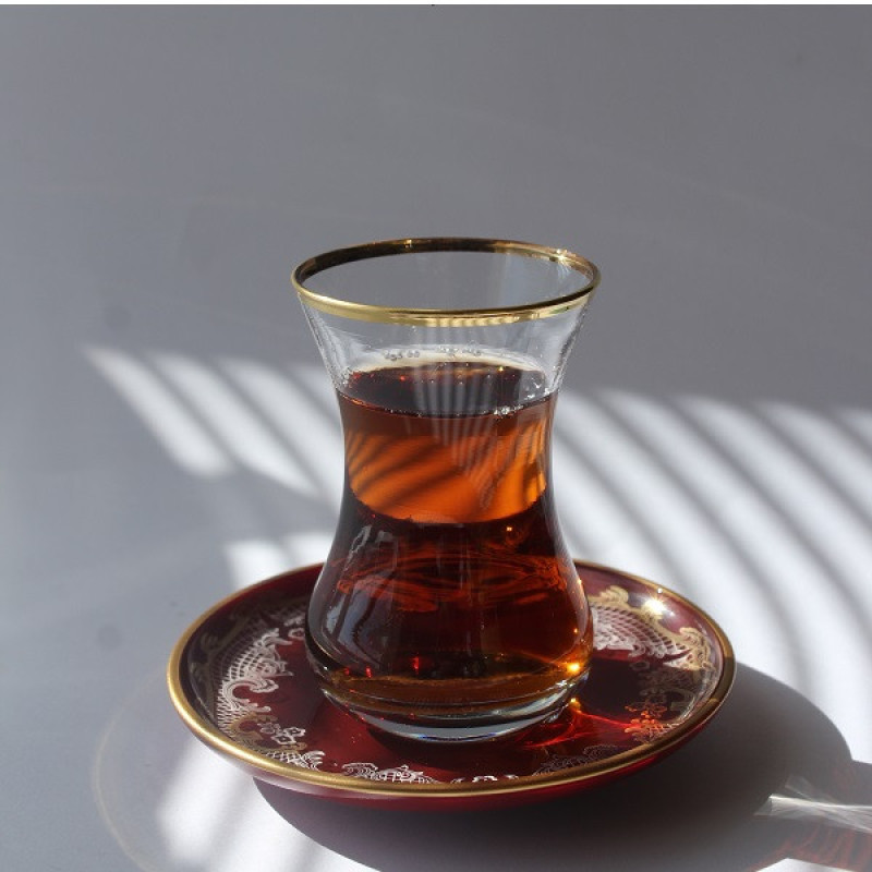 ست فنجان و نعلبکی 12 پارچه مدل IKDRED