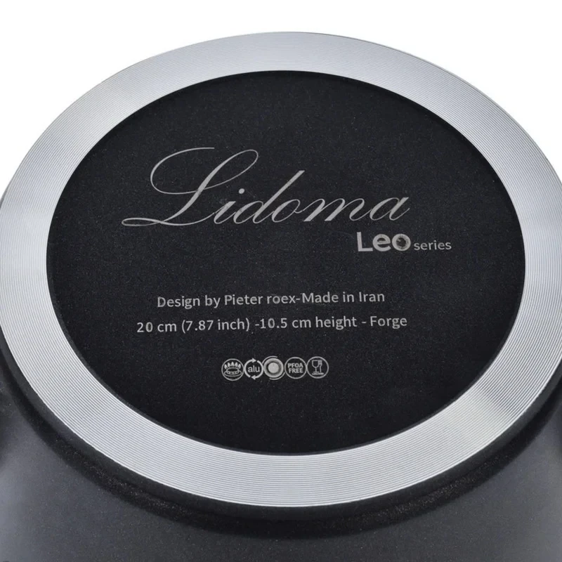 قابلمه تک دو رو گرانیت لیدوما مدل LEO سری برگهوف فورج سایز 20