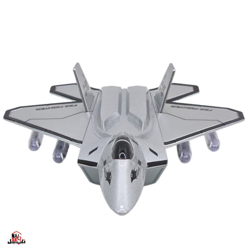ماکت هواپیما ناب سل مدل جت جنگنده موزیکال چراغدار  F-22FIGHTER 27-FS کدNAAB001