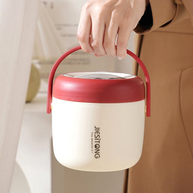 فلاسک غذا مدل دوجداره کد LUNCH-BOX گنجایش 1 لیتر