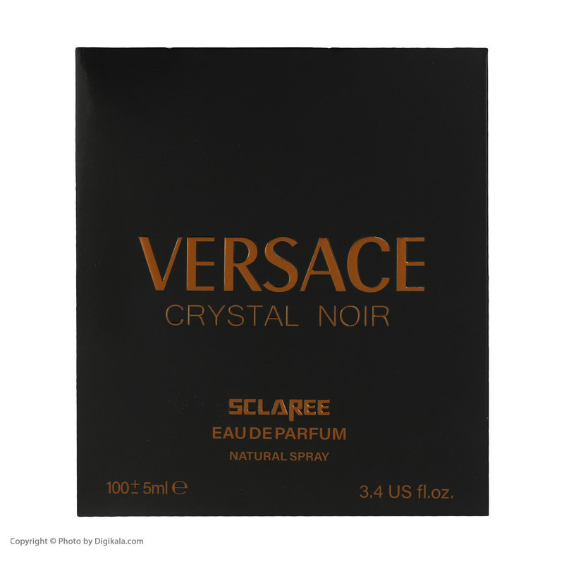 ادوپرفیوم زنانه اسکلاره مدل Versace Crystal Noir حجم 100 میلی‌لیتر