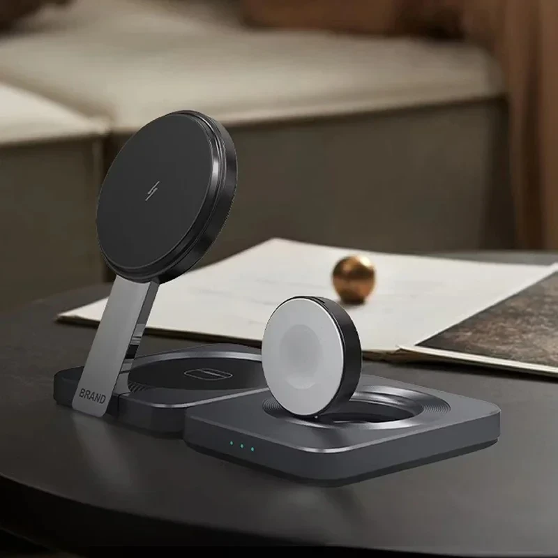 شارژر بی‌سیم 15 وات پاورولوجی مدل PWCUQC027 Multi-Device Charging Stand