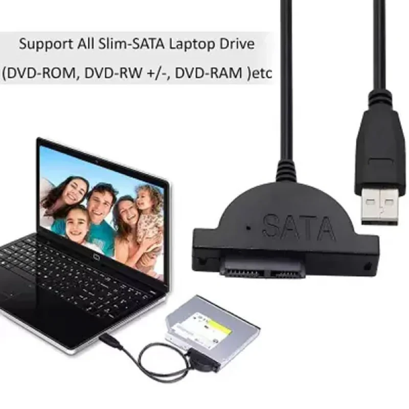 کابل تبدیل Sata به USB مدل MIN-7873 طول 0.45 متر
