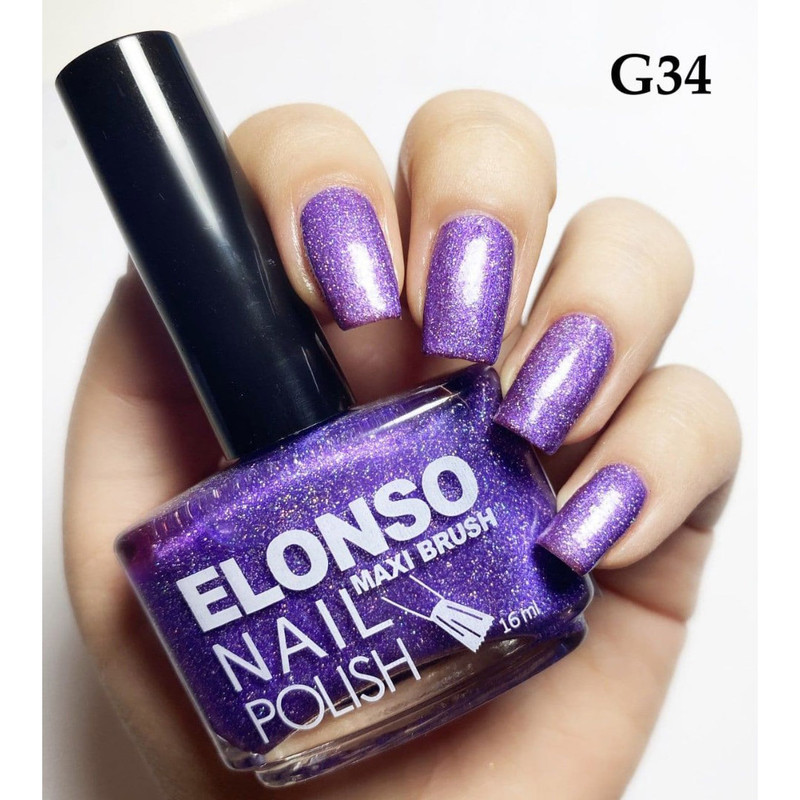لاک ناخن الونسو شماره G34