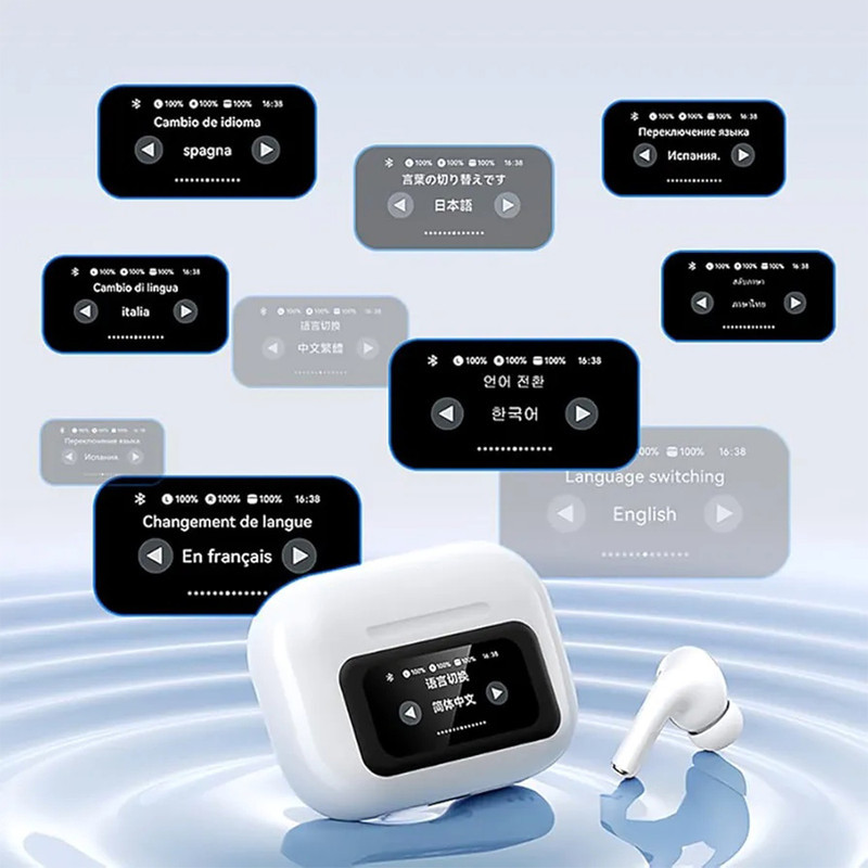 هدفون بلوتوثی مدل Airpods Pro 2 Touch Screen ANCENC