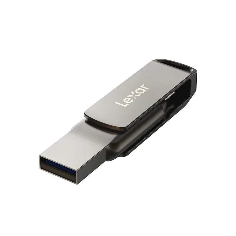 فلش مموری لکسار مدل Dual Drive D400 ظرفیت 128 گیگابایت با رابط USB 3.2