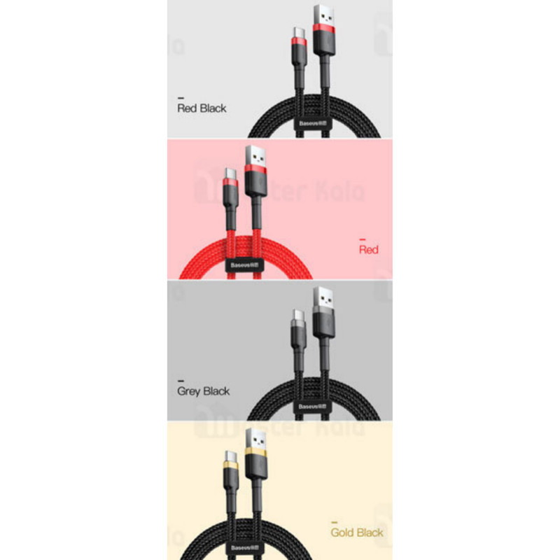 کابل تبدیل USB به لایتنینگ باسئوس مدل CALKLF-CG1 Cafule Cable طول 2 متر