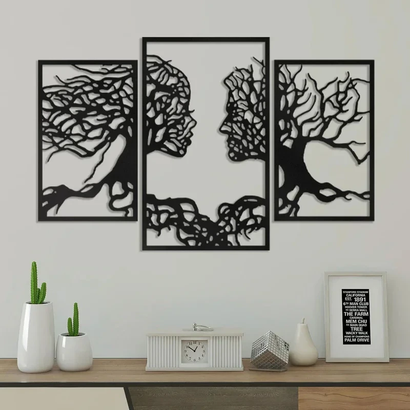 دیوارکوب مدل چوبی کد T36-2 مجموعه سه عددی
