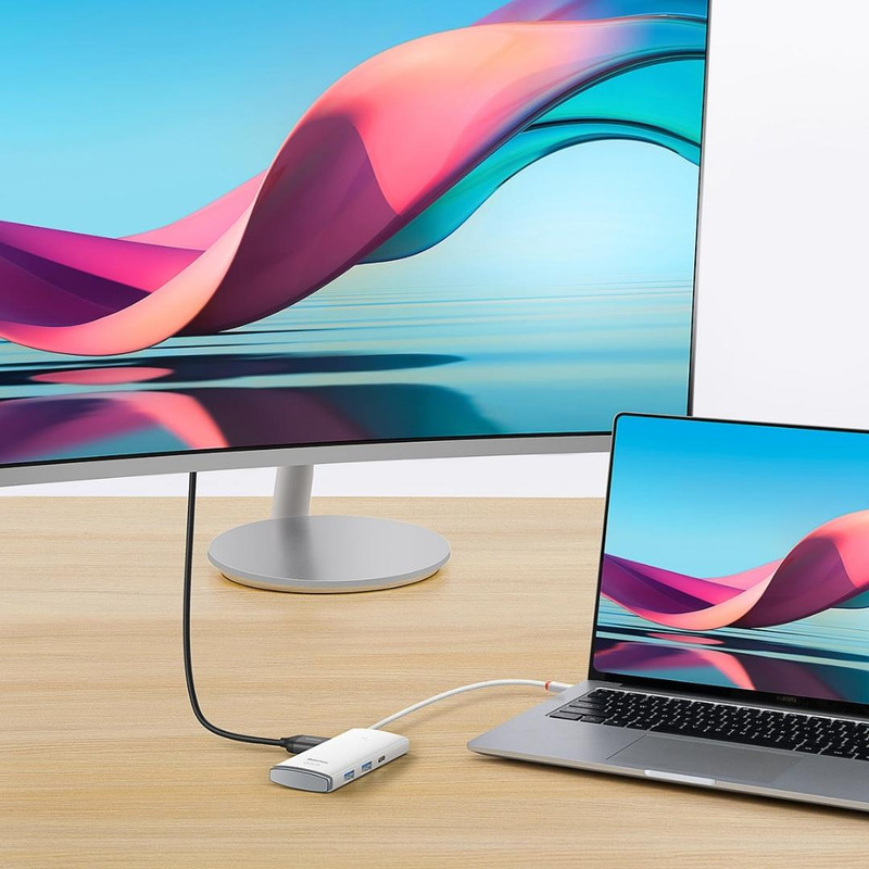 هاب 6 پورت USB-C باسئوس مدل BS-OH019