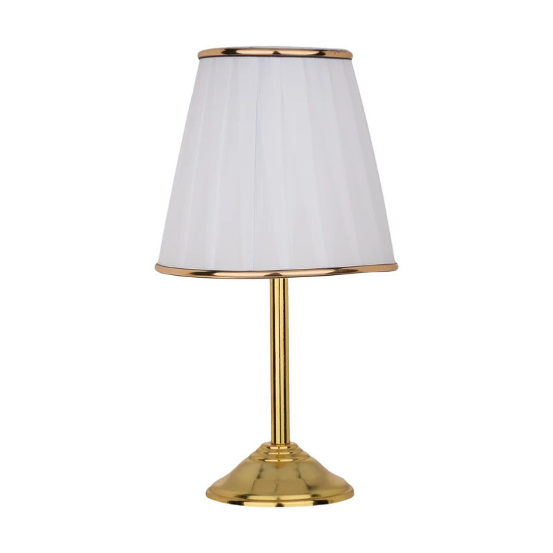 آباژور رومیزی نورهام مدل NHM-GOLDSILVERY-15