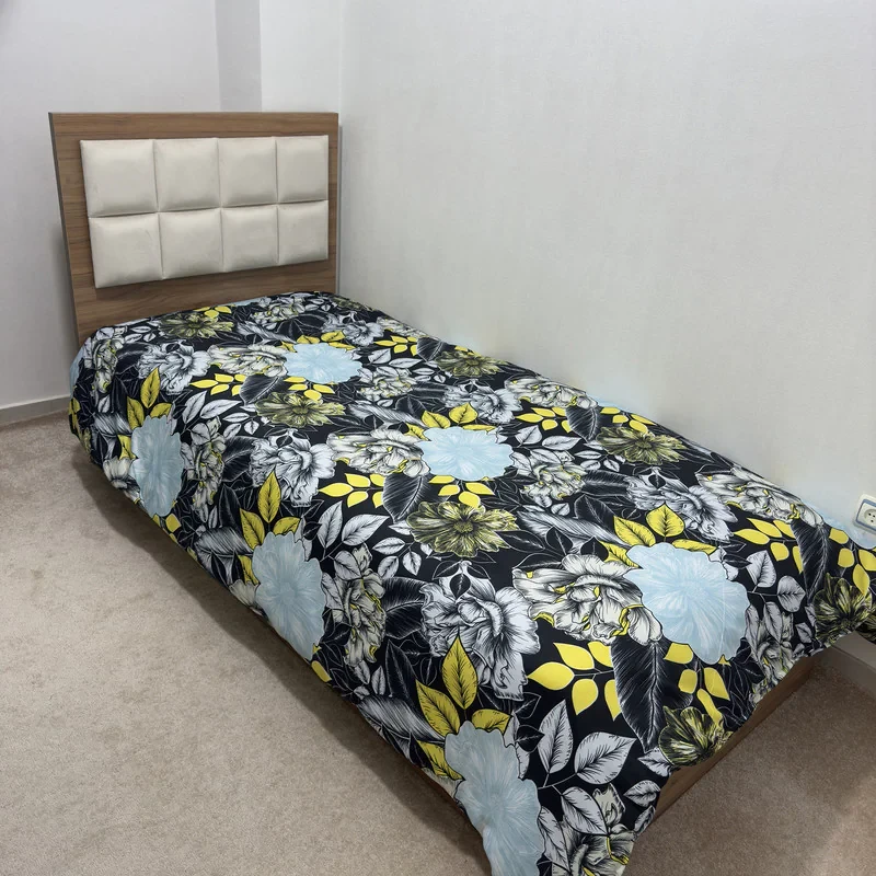 روکش لحاف مایکروفایبر ناتوسا مدل گلسار یک نفره سایز 220x160 سانتی‌متر