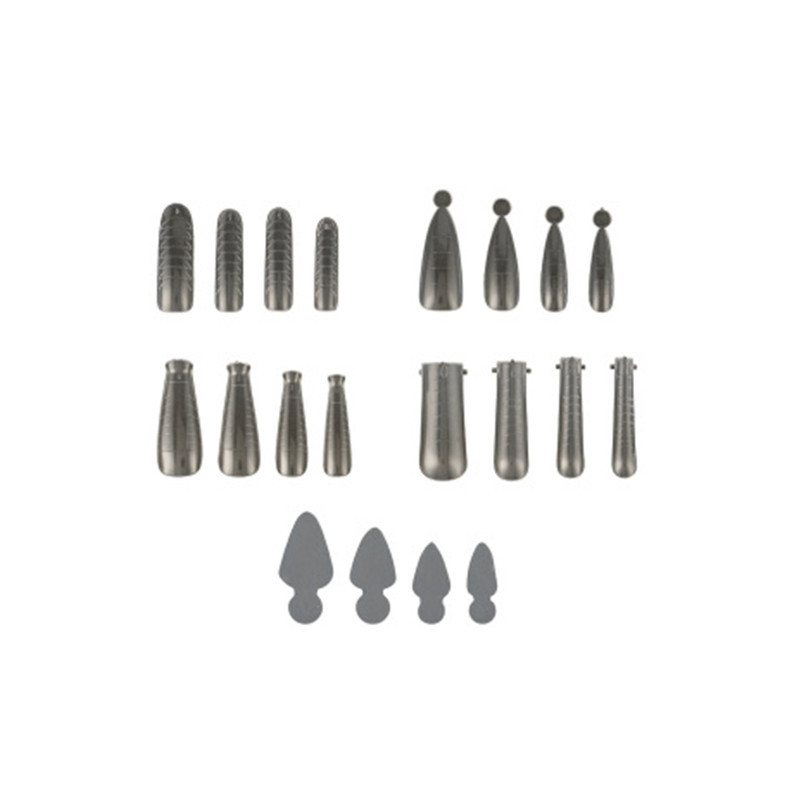 قالب کاشت ناخن تیتانیوم مدل mra-288 مجموعه 288 عددی