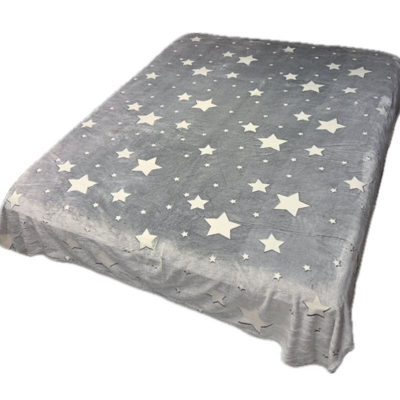 پتو مسافرتی 1 نفر ویراگیتا مدل شبنما ستاره بارانا سایز 150x200 سانتی‌متر