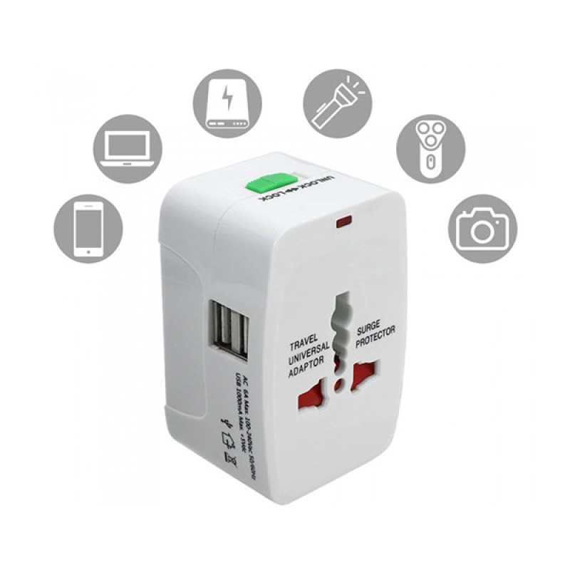 تبدیل همه کاره یونیورسال مدل USB All in One- 2USB