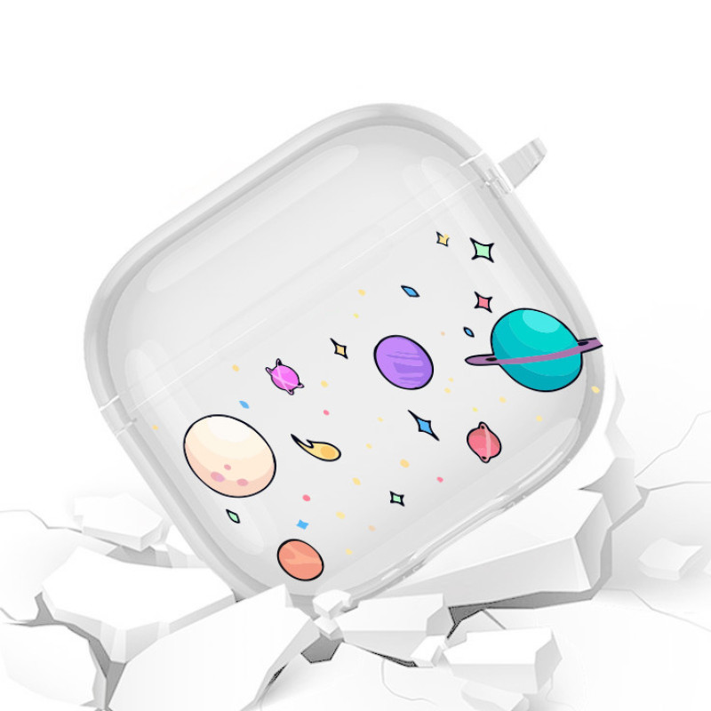 کاور طرح Colorfull Space مناسب برای کیس اپل ایرپاد AirPod 4