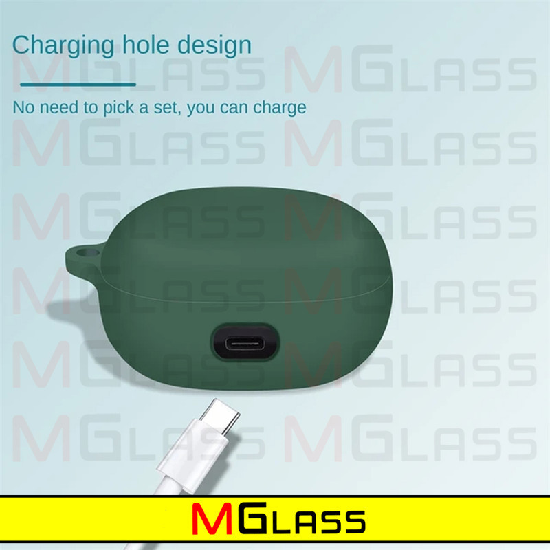 کاور ام‌گلس مدل Silicon-MG مناسب برای کیس هدفون بی سیم انکر Soundcore Liberty 4