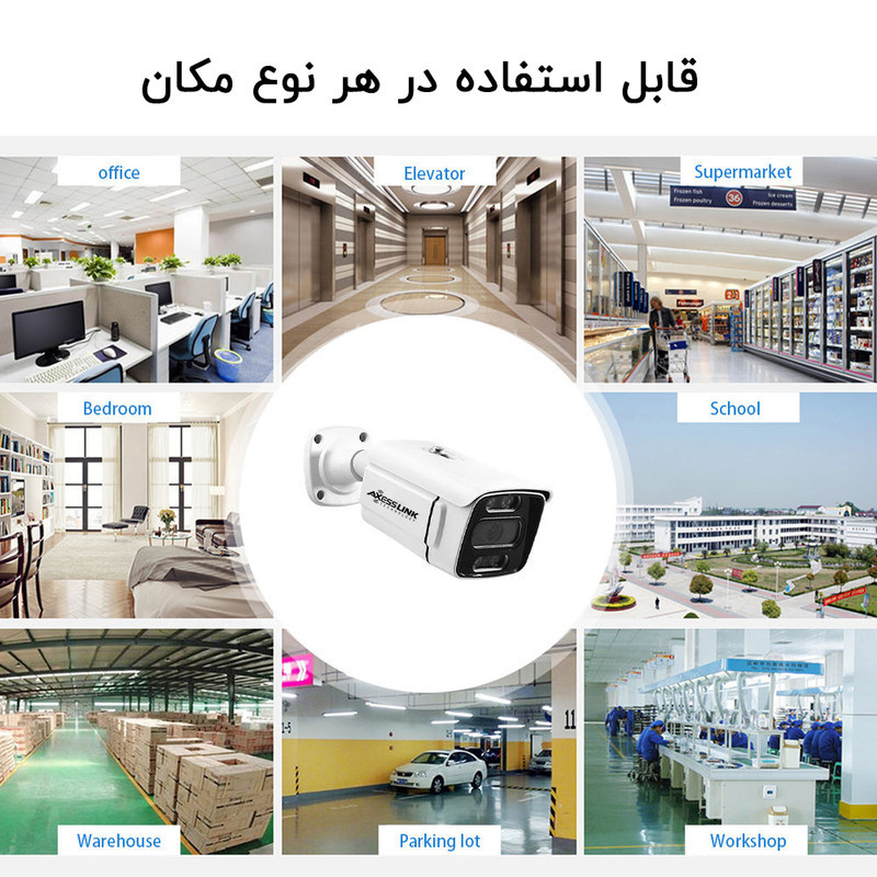 سیستم امنیتی مدل PACK AHD 4 STAR LIGTH - AXESSLINK
