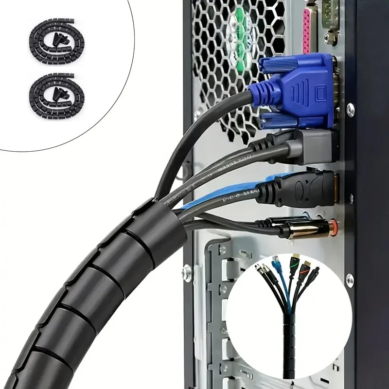 نظم دهنده سیم و کابل سیم جم مدل Cable Organizer بسته 2 عددی