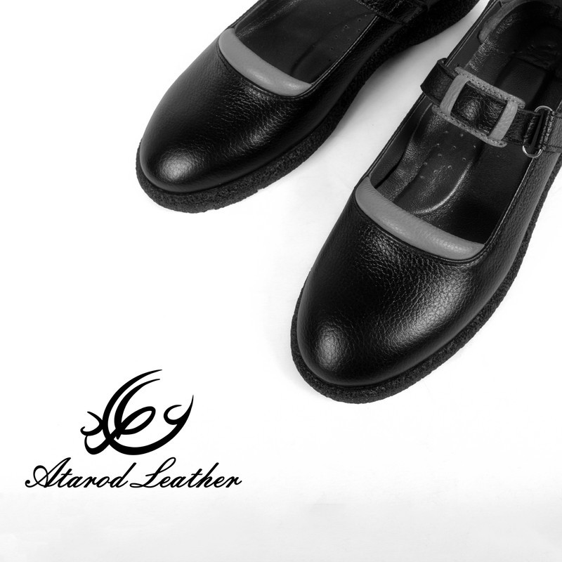 کفش زنانه چرم عطارد مدل چرم طبیعی کد SH240
