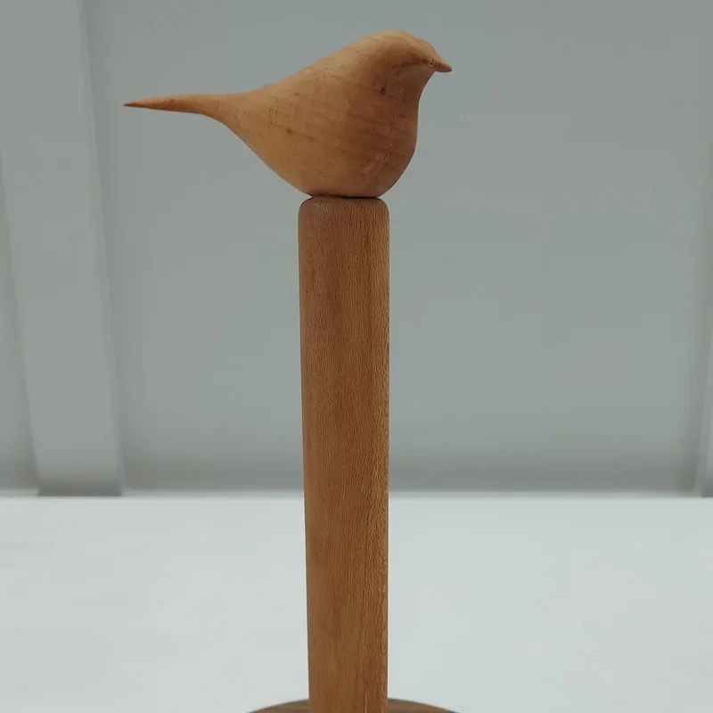 نگهدارنده دستمال کاغذی مدل گنجشک چوبی
