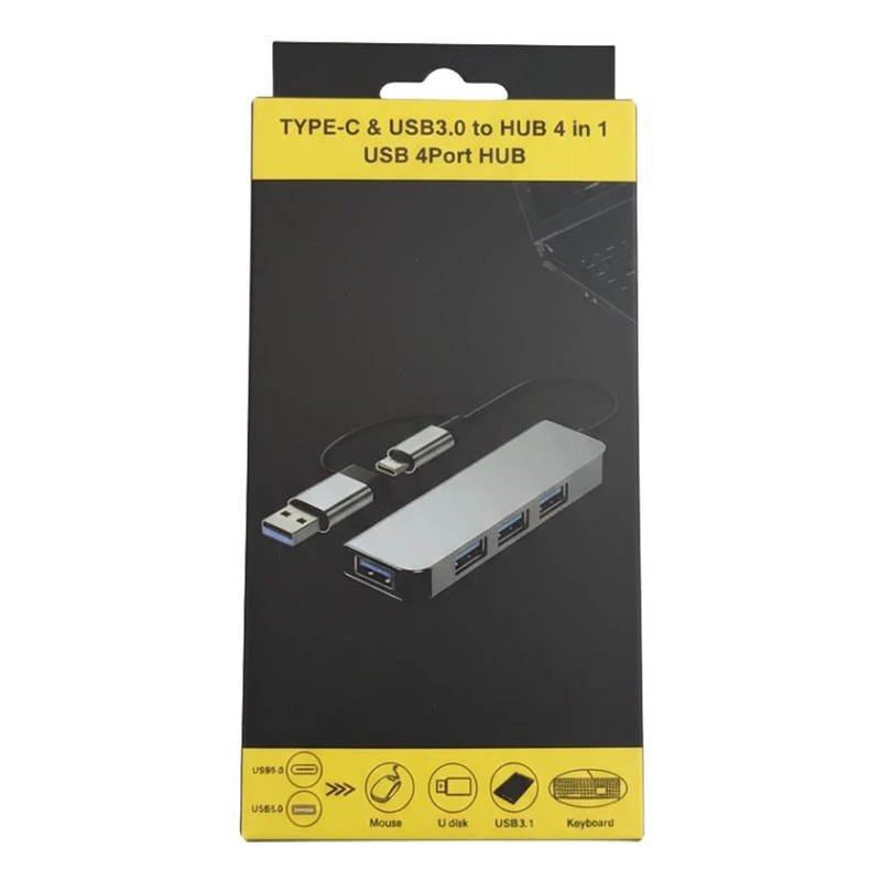 هاب USB‑C چهار پورت مدل 4in1
