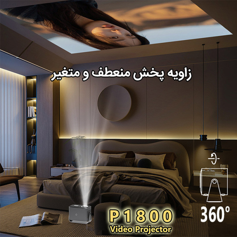ویدئو پروژکتور مدل P1800 با رزولوشن Full HD