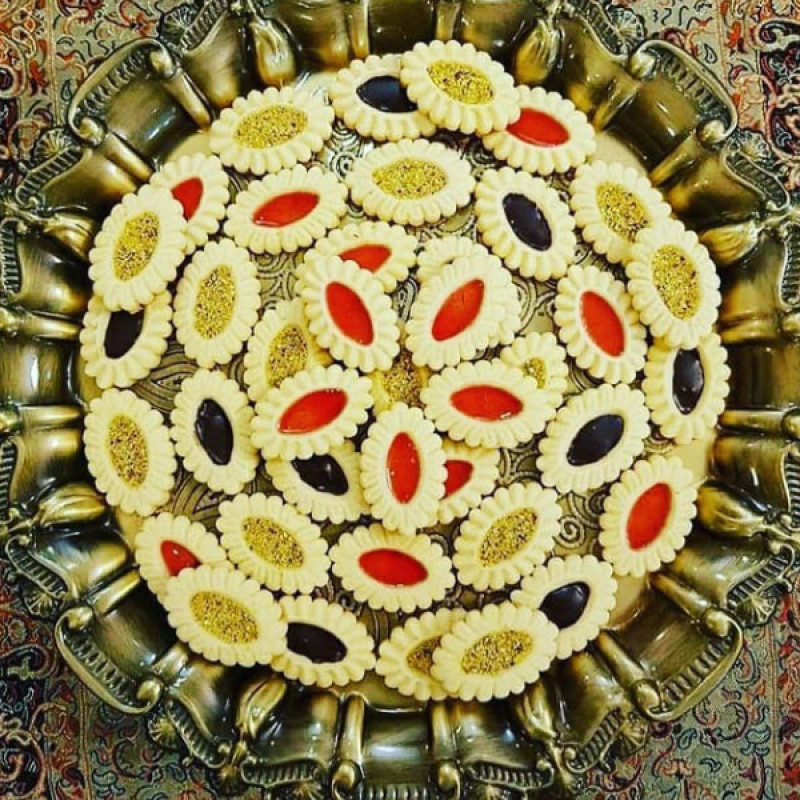 کاتر شیرینی پزی نگین مدل بیضی