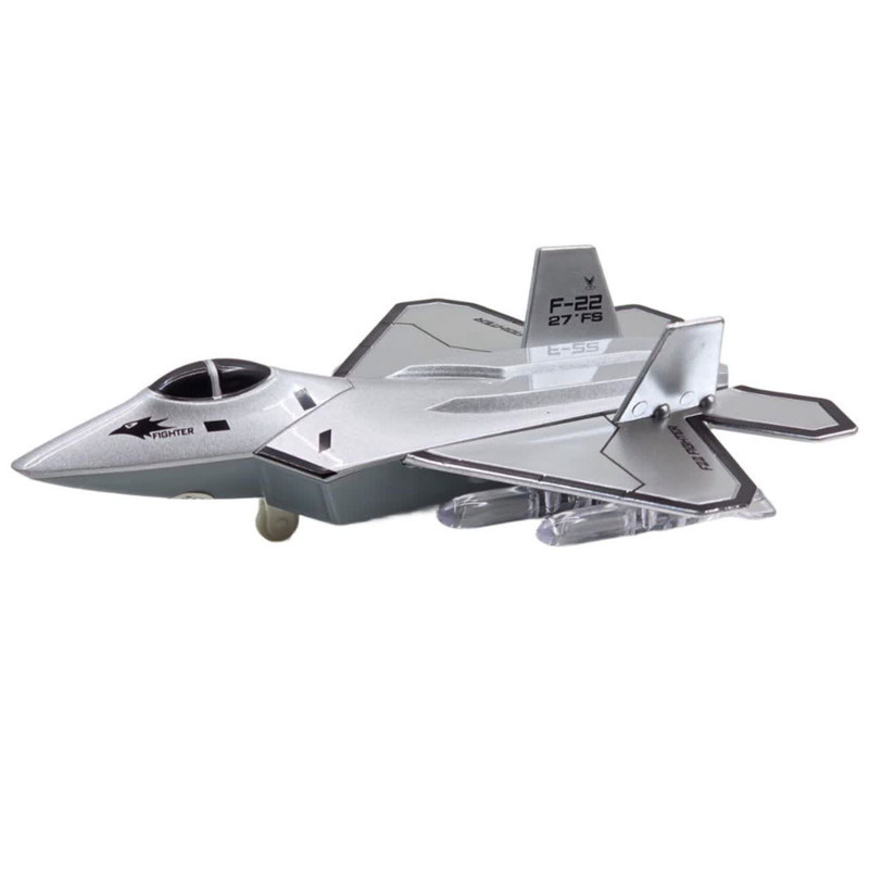 ماکت هواپیما ناب سل مدل جت جنگنده موزیکال چراغدار  F-22FIGHTER 27-FS کدNAAB001