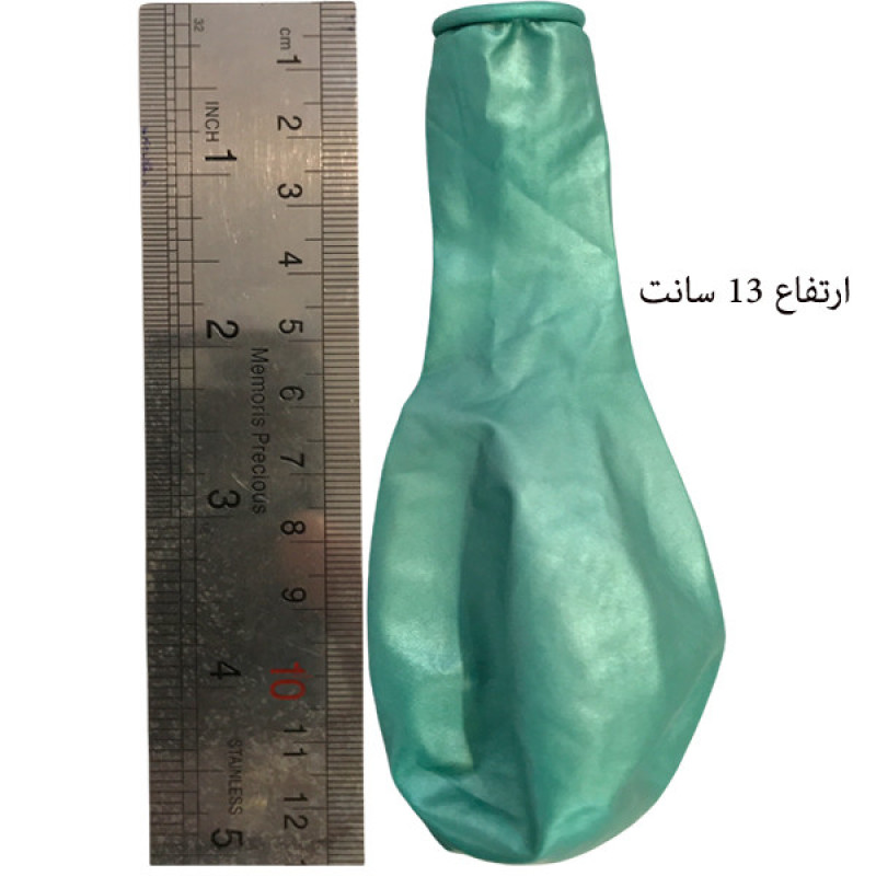 بادکنک کروم مستر تم طرح گرین پلاس بسته بندی 30 عددی
