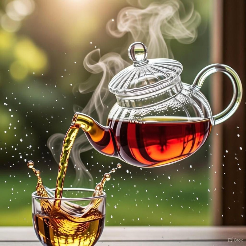 قوری زعفران مدل پیرکس کد 7933 گنجایش 180 میلی لیتر