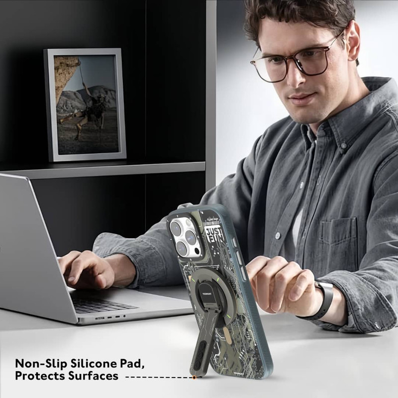 پایه نگهدارنده گوشی موبایل یانگ کیت مدل Dual-Sided Magnetic
