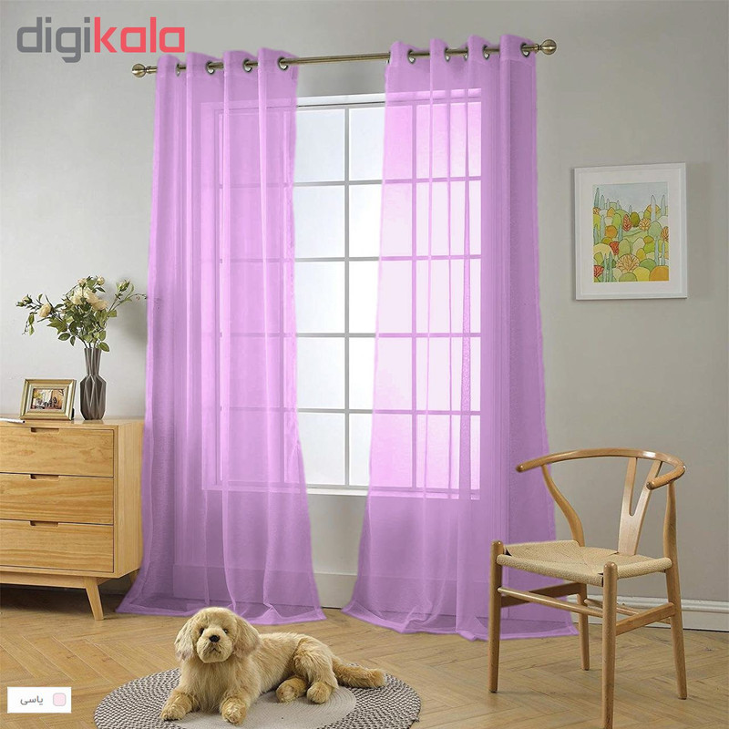 پرده مدل حریر N110 سایز 280×150 سانتی متر