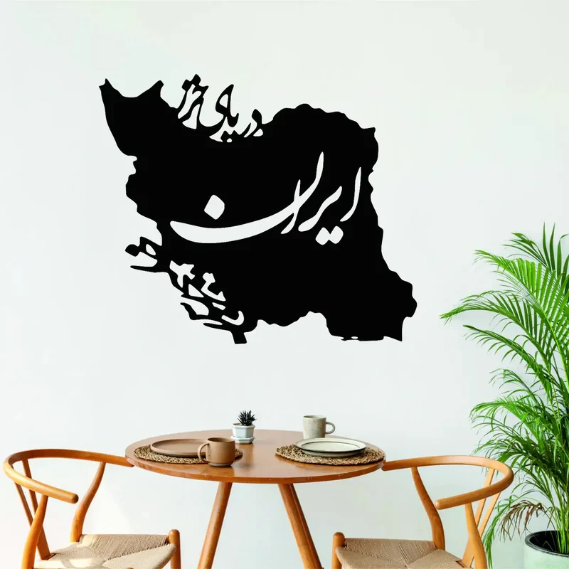 استیکر مدل چوبی نقشه ایران کد T934