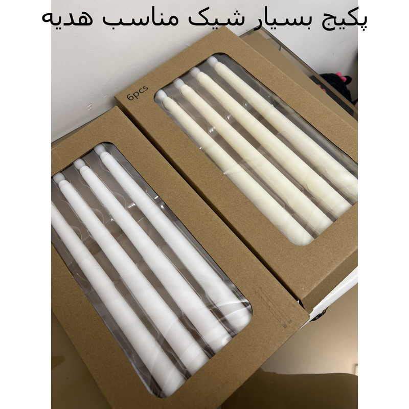 شمع ال ای دی مدل کلاسیک مجموعه 6 عددی