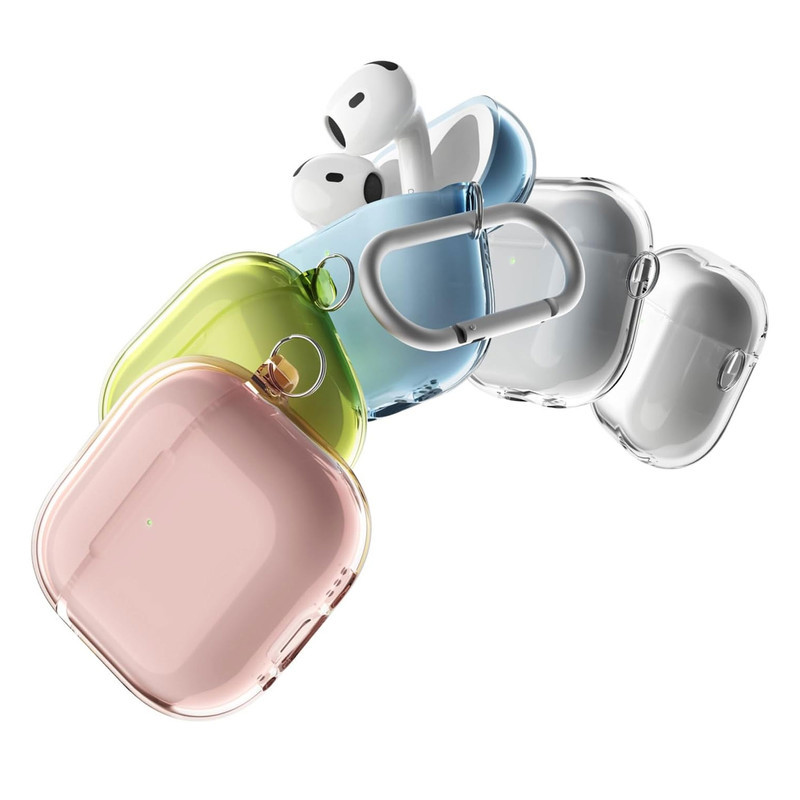 کاور هاپلایت مدل Clear Transparent HL مناسب برای کیس اپل AirPods 4