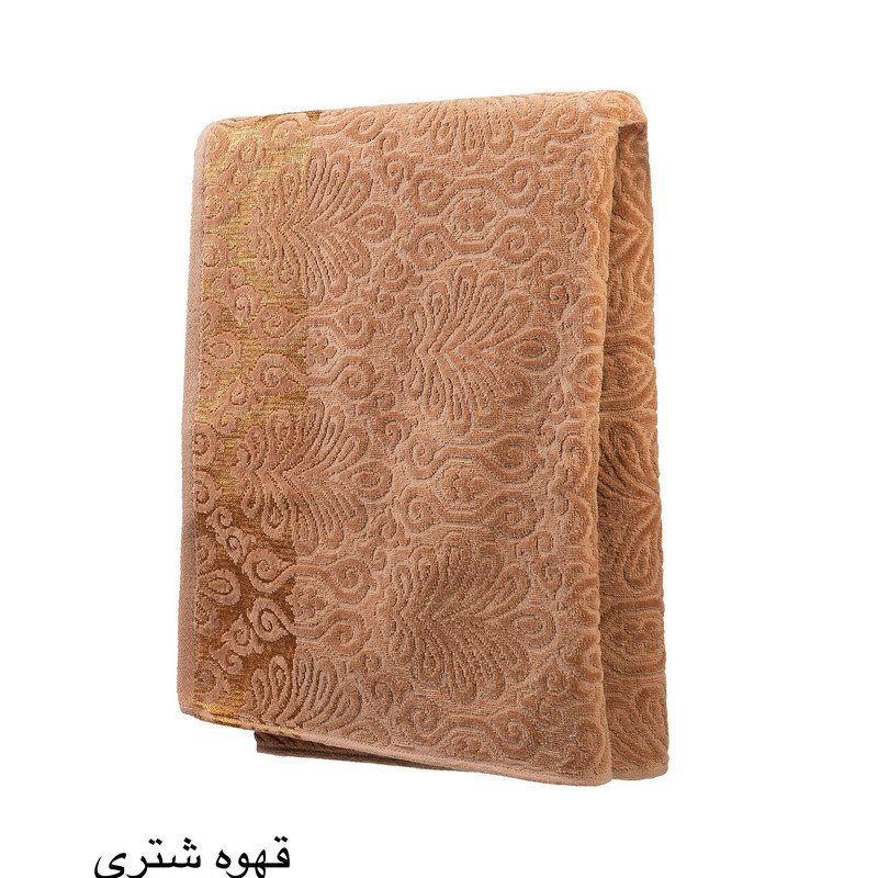 حوله حمام هنرمند مدل سلطنتی سایز 100x165 سانتی متر