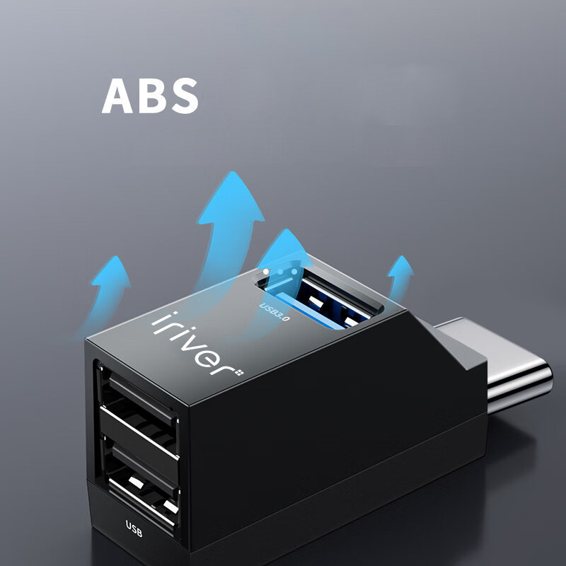 هاب 3 پورت USB-C  آی ریور مدل Tiny-C USB3.0