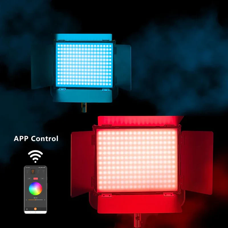نور ثابت ال ای دی لاکسیو مدل FL100R RGB video level flat