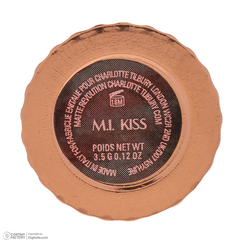 رژ لب شارلوت تیلبری مدل M-I-Kiss با شماره رنگ B4TG و رنگ قهوه‌ای، جلوه مات و وزن 3.5 گرم، مناسب استفاده روزانه