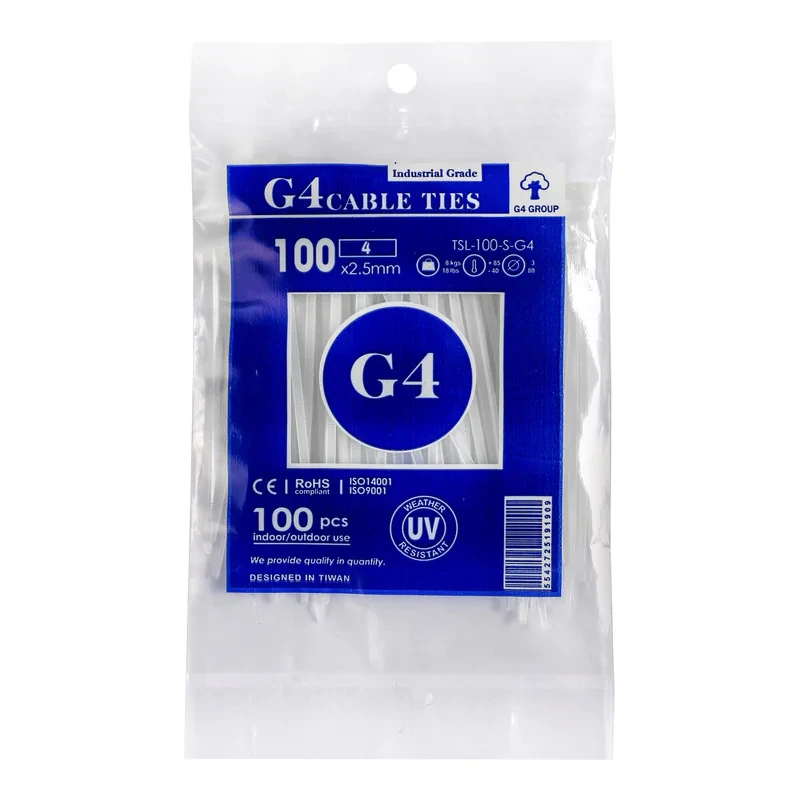 بست کمربندی جی فور مدل G4-100x2.5 بسته 100عددی