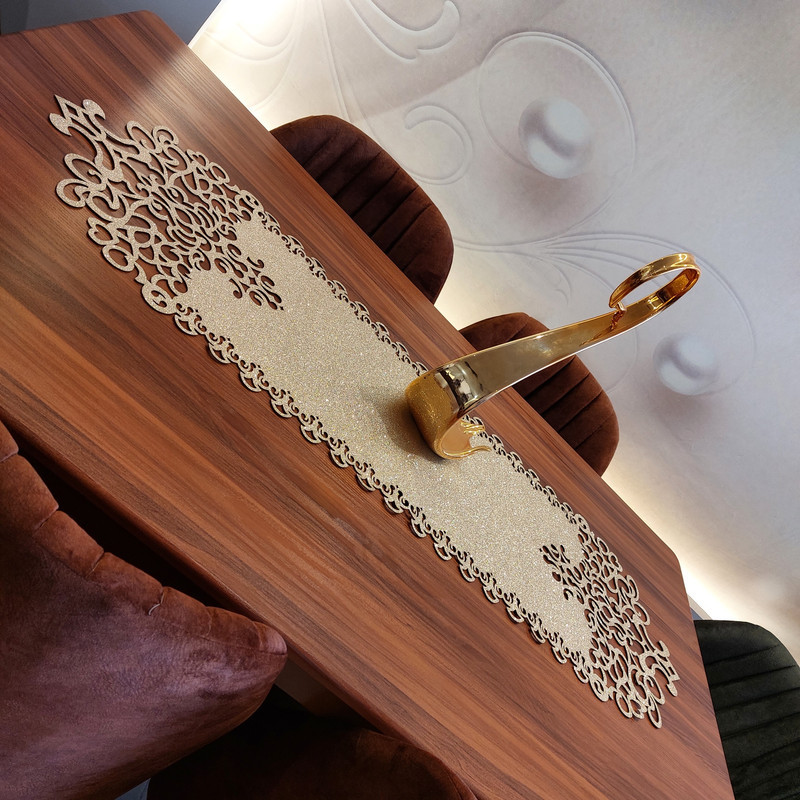رانر مدل اکلیلی طرح فرانک کد 135cm