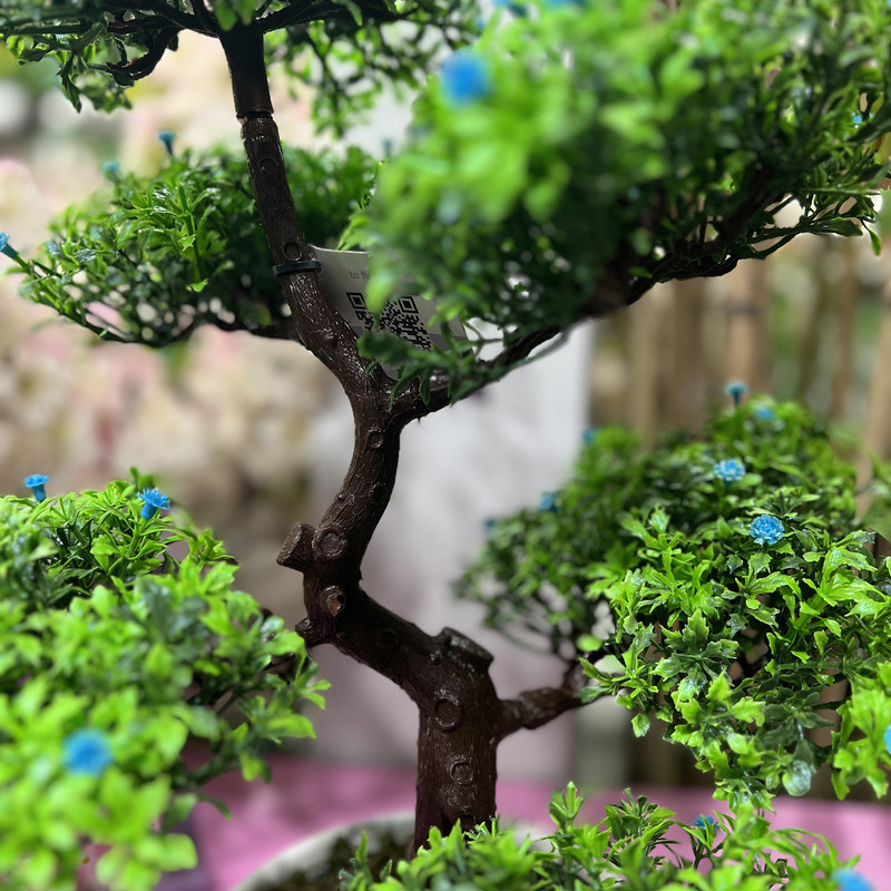 گل مصنوعی مدل بنسای six گلدار