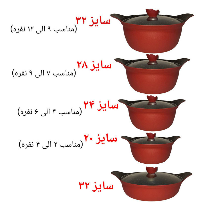 سرویس پخت و پز 10 پارچه بِست مدل GOLD