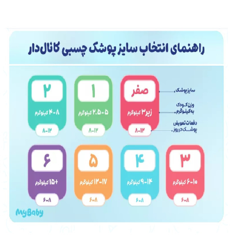 پوشک چسبی بچه مای بیبی مدل کانال دار شماره 6 سایز XXL دو 22 عددی مجموعه 2 عددی