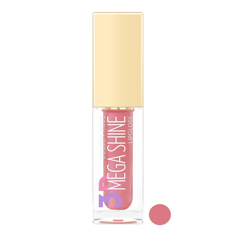 لیپ گلاس گلدن رز مدل MEGA SHINE شماره 114
