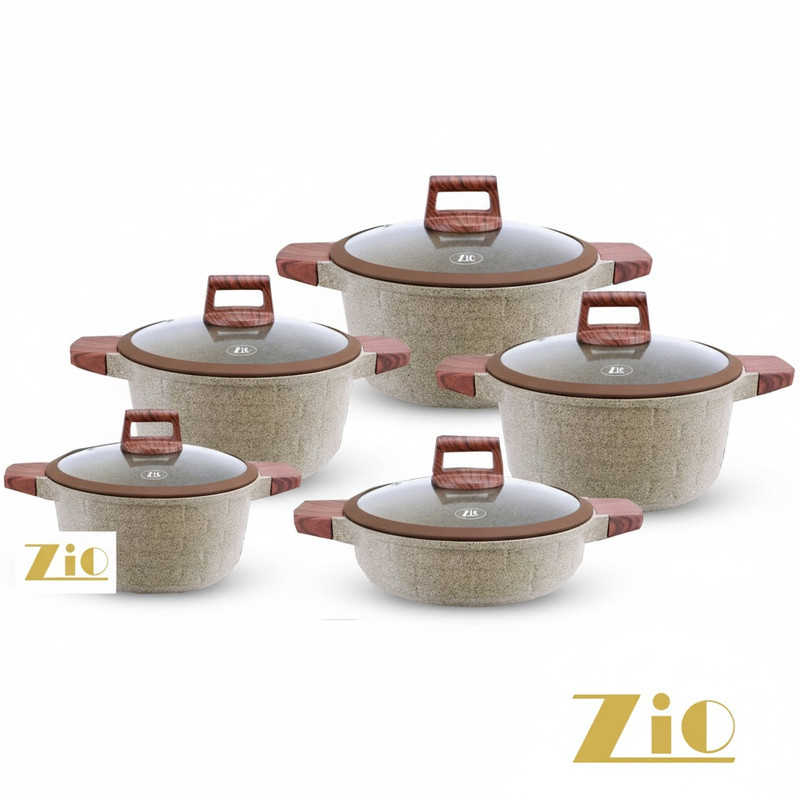 سرویس پخت و پز گرانیتی 10 پارچه بازرگانی زیو مدل ZCS-85405S32